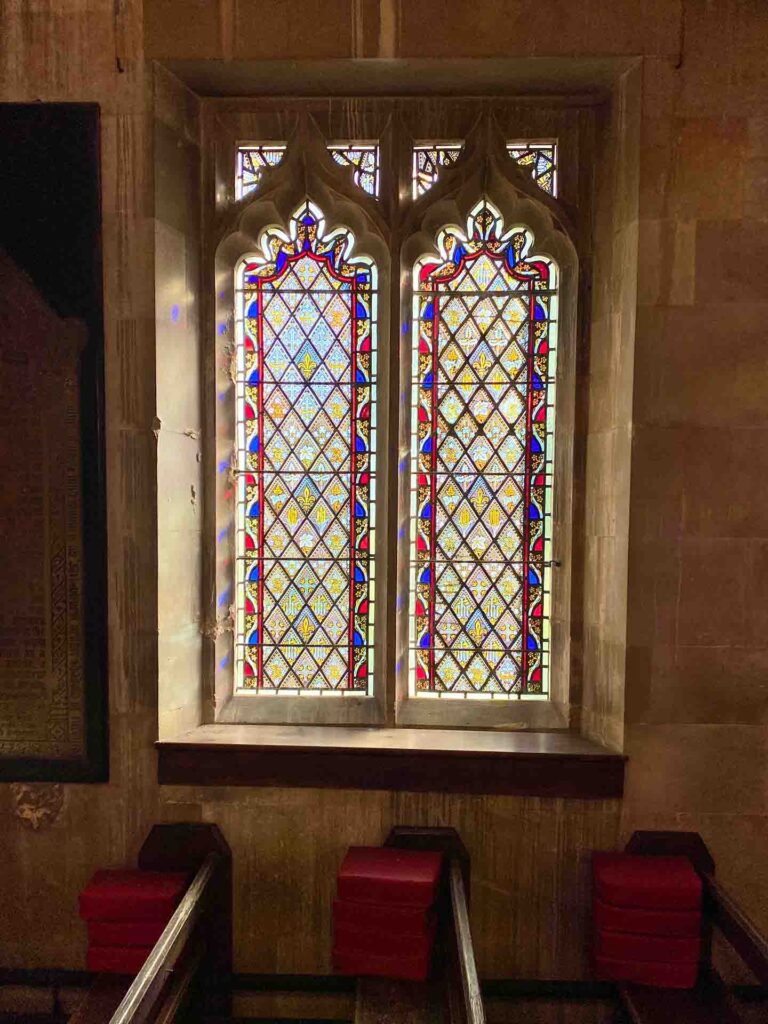 Stained Glass Windows In Shipton Moyne Church