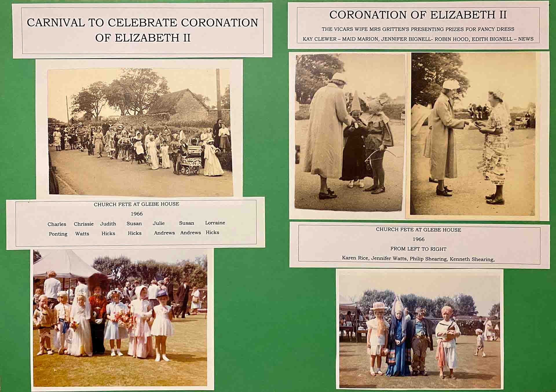 Shipton Moyne Carnival To Celebrate The Coronation Of H.M. Queen Elizabeth II