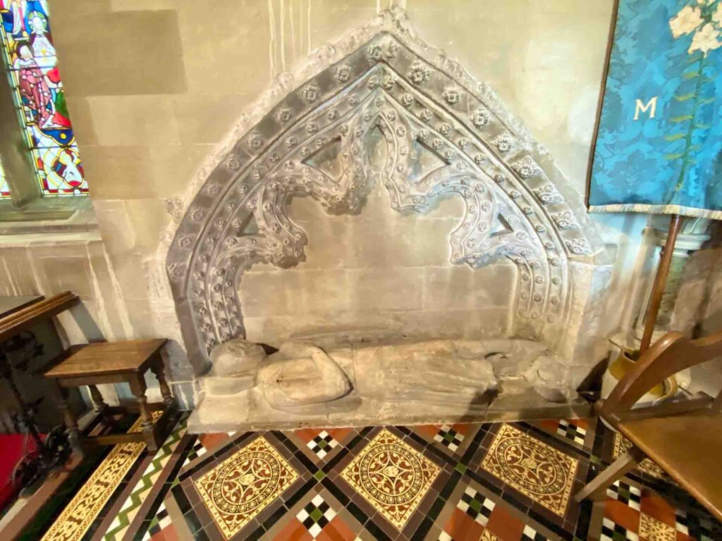 Tomb of A Knight In Shipton Moyne Church